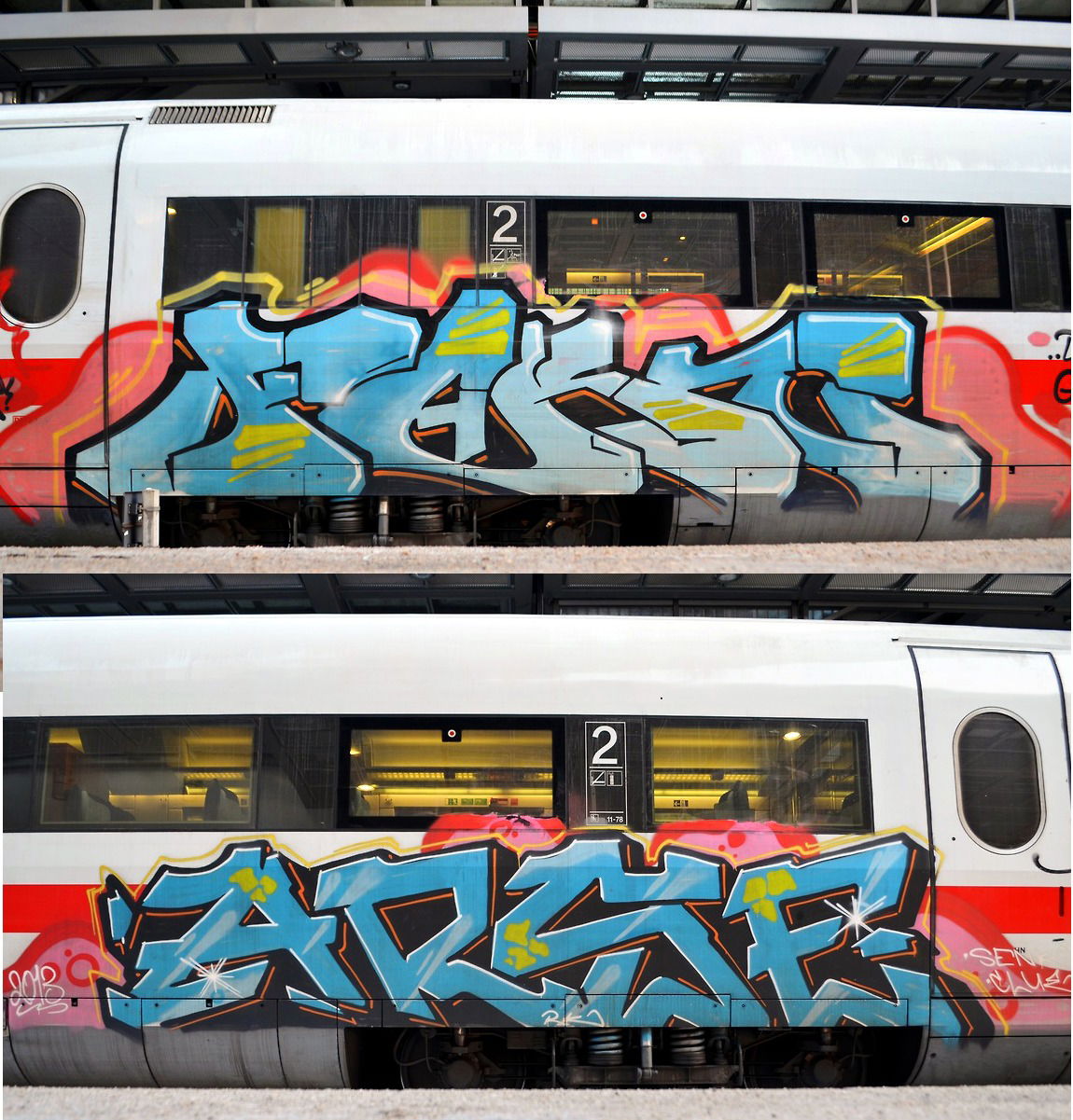Graffiti Train - Photo by FAKT (2013)