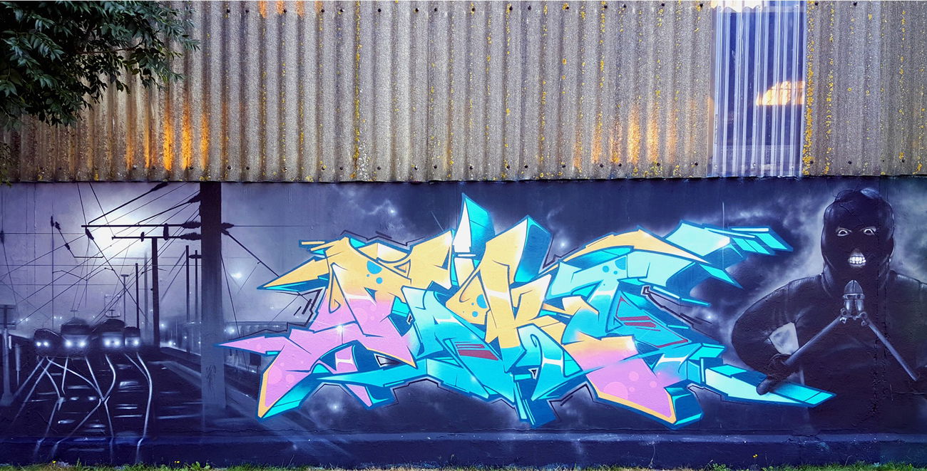 Graffiti Wall - Photo by FAKT (2018)