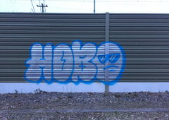 Graffiti Bombing - Photo by FAMELEVEL0 - Hobo (2018)