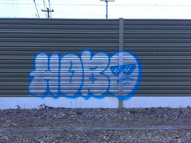 Graffiti Bombing - Photo by FAMELEVEL0 - Hobo (2018)
