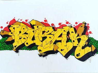 Graffiti Sketch - Photo by FAMELEVEL0 - BURAK, 1 (2018)