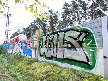 Graffiti in GERMANY - Photo by FARBNEBEL - Lens, Germany, Schallschutz