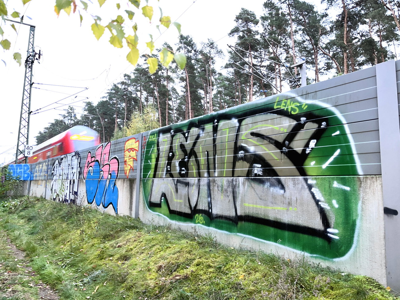 Graffiti in GERMANY - Photo by FARBNEBEL - Lens, Germany, Schallschutz