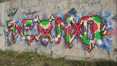 Graffiti Wall in Lviv - Photo by FENO - Feno, NR, MBK