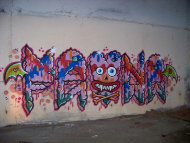 Graffiti Wall in Lviv - Photo by FENO - Feno, NR, MBK