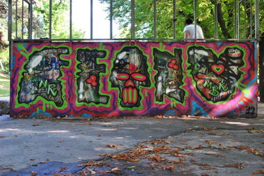 Graffiti Wall in Lviv - Photo by FENO - Feno, NR, MBK