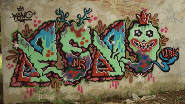 Graffiti Wall in Lviv - Photo by FENO - Feno, NR, MBK
