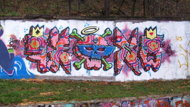 Graffiti Wall in Lviv - Photo by FENO - Feno, NR, MBK