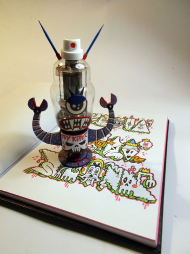 Graffiti Artwork in Lviv - Photo by FENO - Feno, NR, MBK