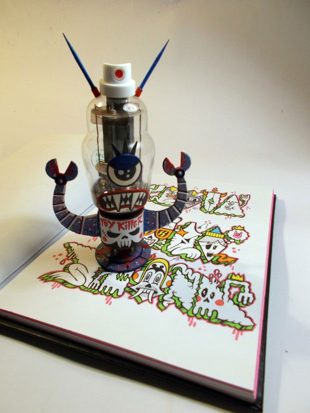 Graffiti Artwork in Lviv - Photo by FENO - Feno, NR, MBK