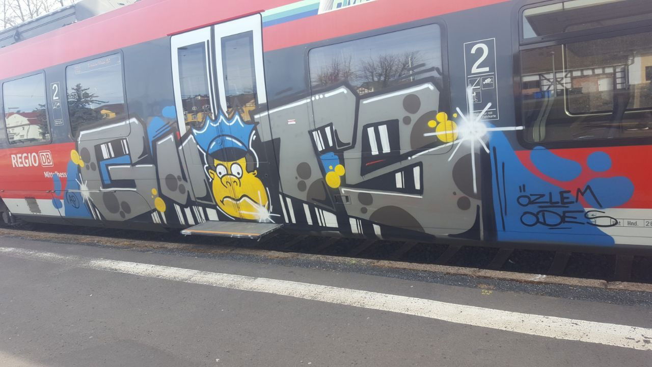 Graffiti Wall in Schwalmstadt  - Photo by FIASKO34 (2018)