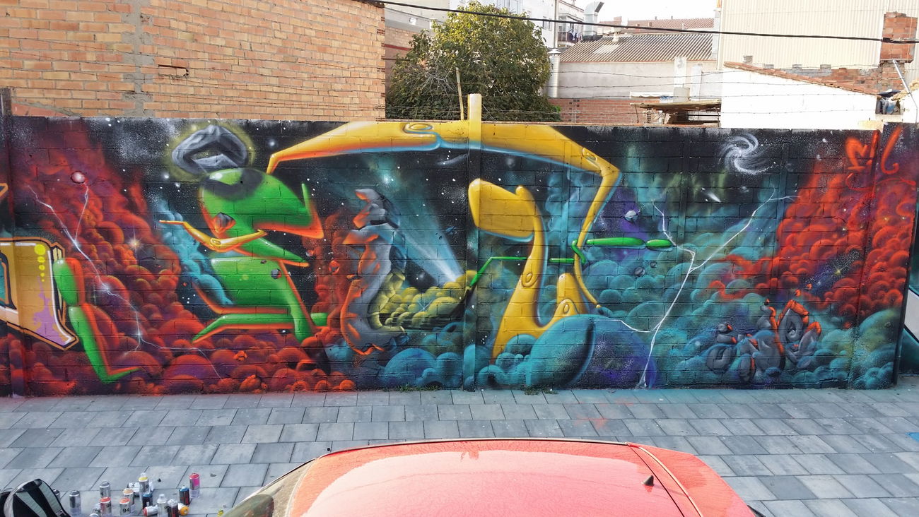 Graffiti Wall in Lleida - Photo by FIL (2015)