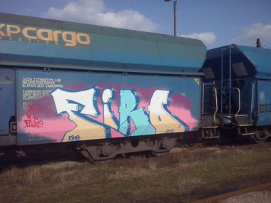 Graffiti Train - Photo by FIROONE