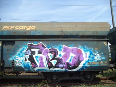 Graffiti Train - Photo by FIROONE