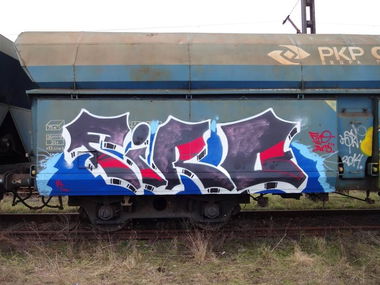 Graffiti Train - Photo by FIROONE