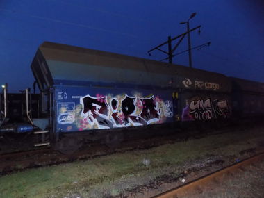 Graffiti Train - Photo by FIROONE