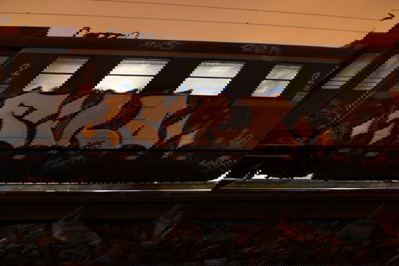 Graffiti Train - Photo by FIROONE