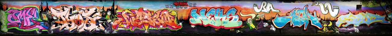 Graffiti Wall in BERLIN - Photo by FLEDERMAUSMANN - ME, TYOS, WSM (2011)