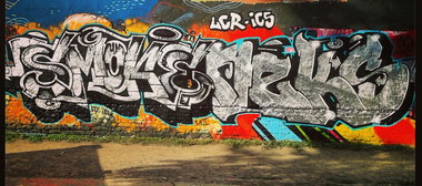 Graffiti Wall in Berlin - Photo by FLEDERMAUSMANN - neks, smoke249, lcr (2013)