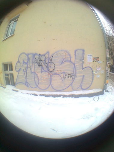 Graffiti Bombing in Ekaterinburg - Photo by FLESHone - Flesh