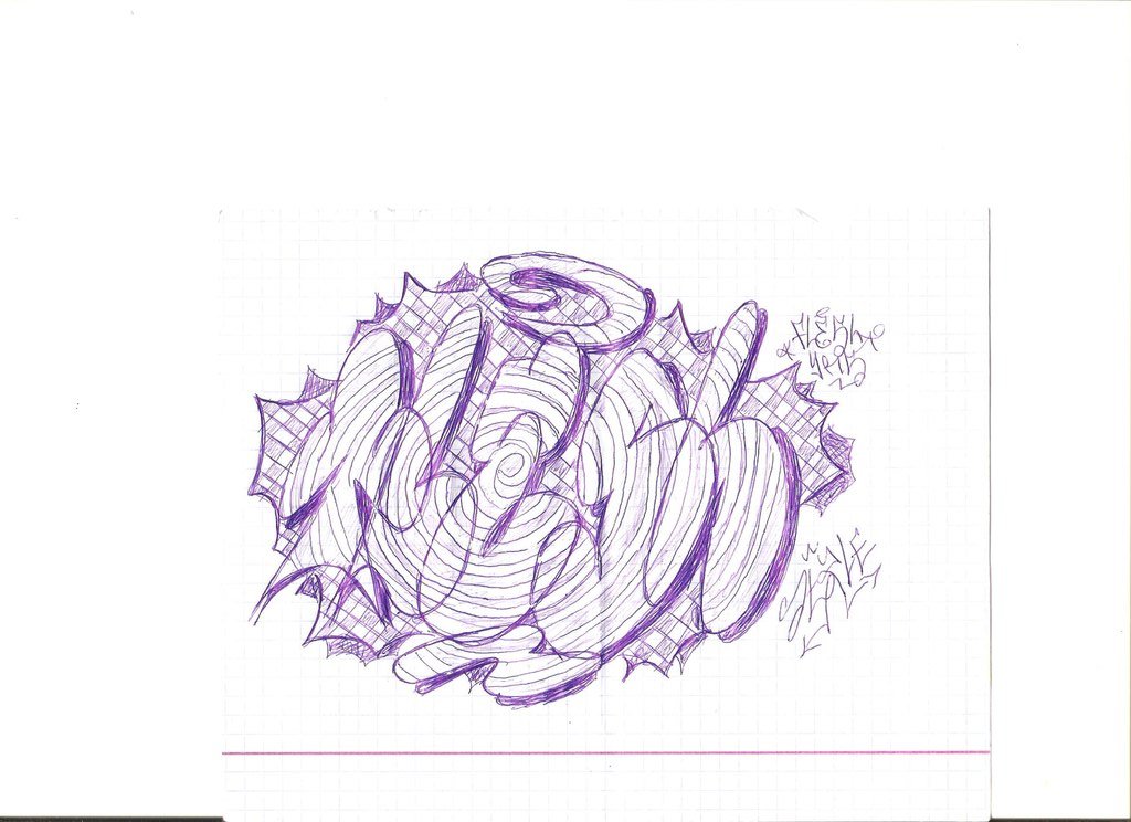 Graffiti Sketch - Photo by FLESHone (2013)