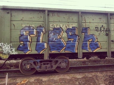 Graffiti Train - Photo by FLESHone
