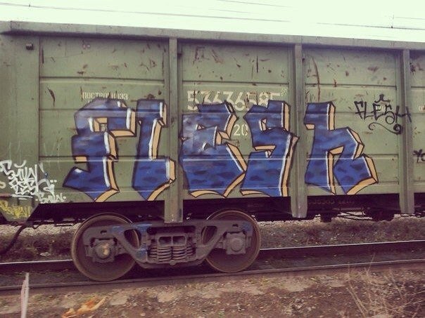 Graffiti Train - Photo by FLESHone