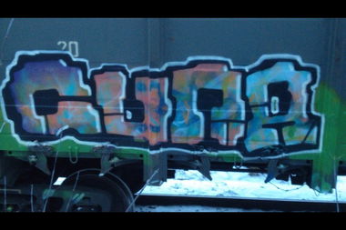 Graffiti Train - Photo by FLESHone - Flesh, Smuno, SCPD (2013)