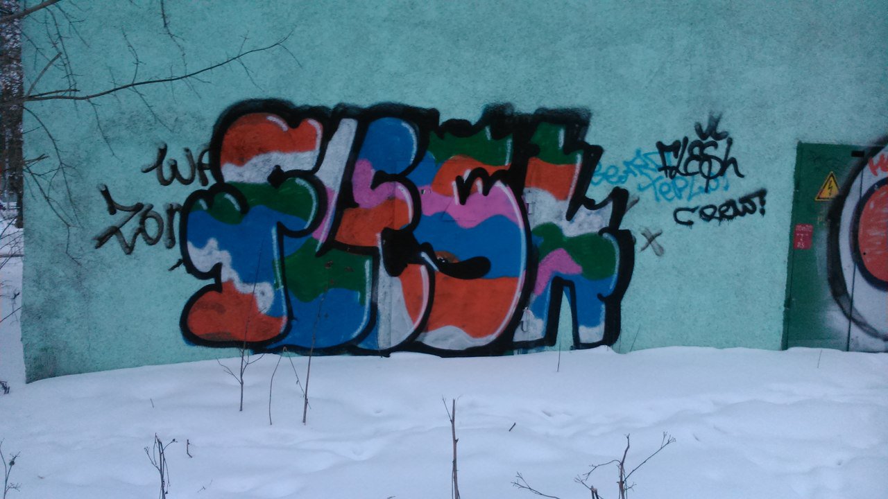 Graffiti Bombing - Photo by FLESHone - Flesh (2012)