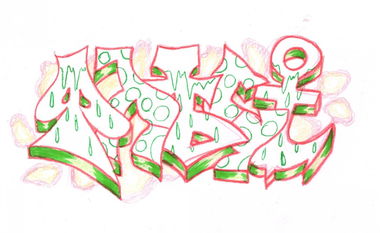 Graffiti Sketch - Photo by FLESHone - Flesh (2015)