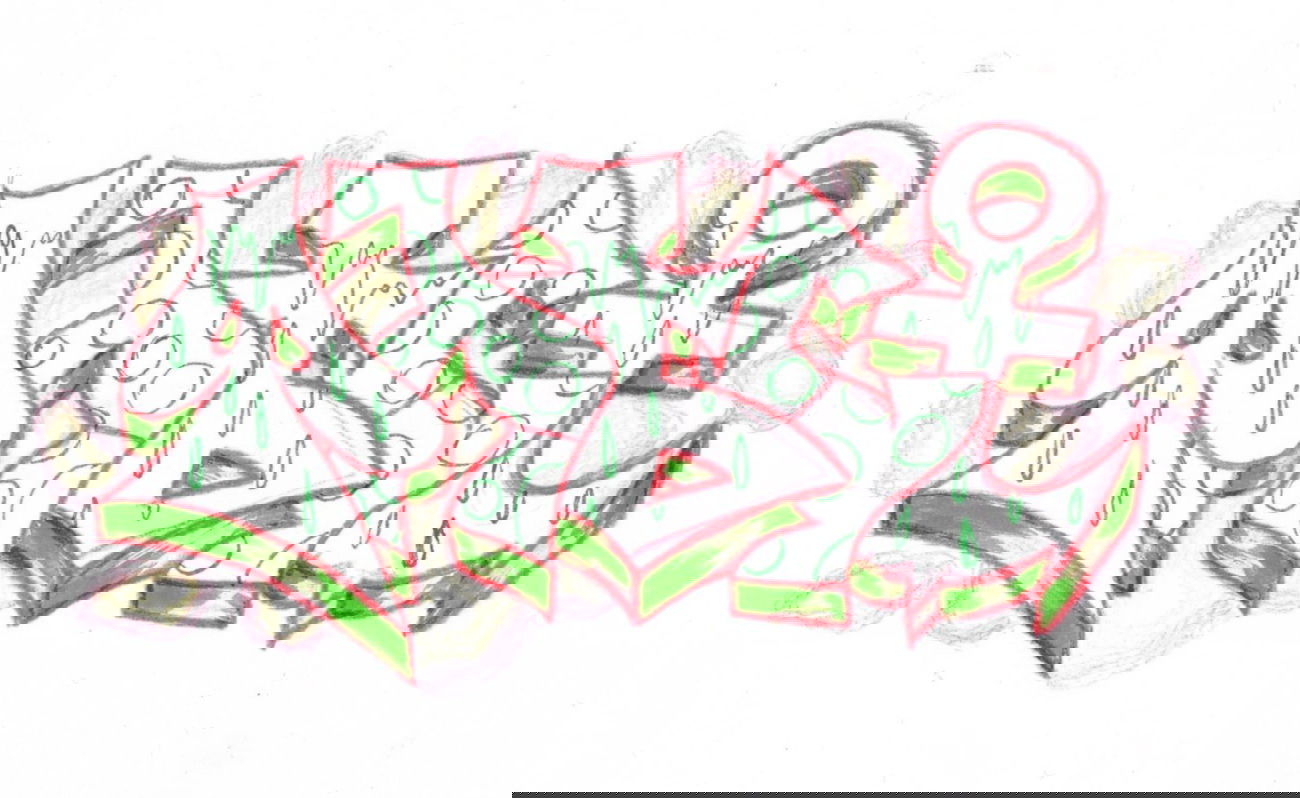 Graffiti Sketch - Photo by FLESHone - Flesh (2015)