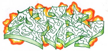 Graffiti Sketch - Photo by FLESHone - Flesh (2015)