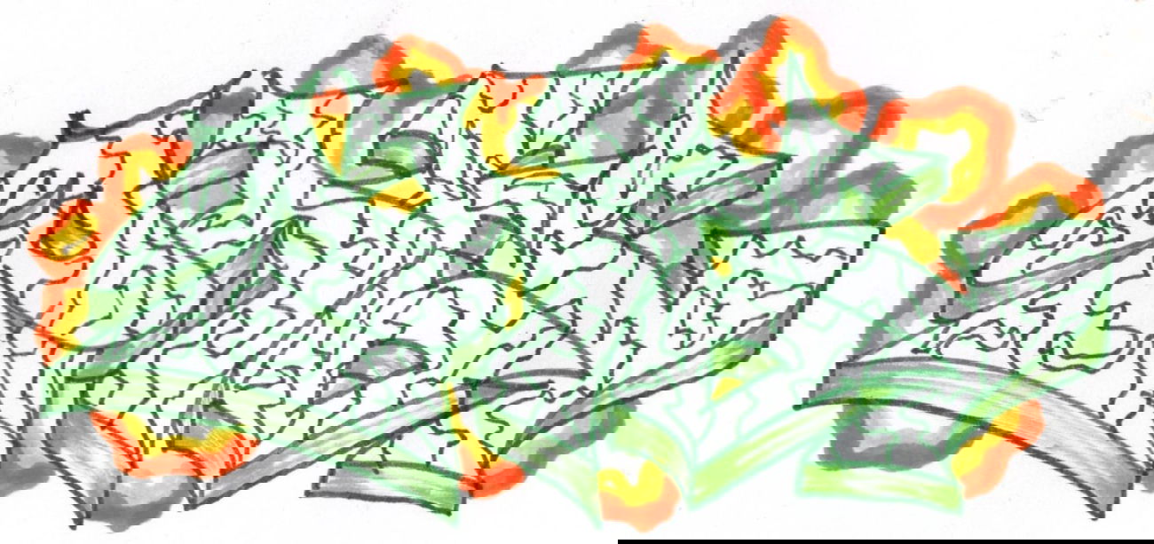 Graffiti Sketch - Photo by FLESHone - Flesh (2015)