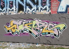 Graffiti Wall in Rostock - Photo by FLOR45 (2024)