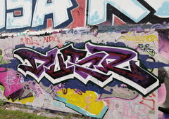 Graffiti Wall in Rostock - Photo by FLOR45 (2024)