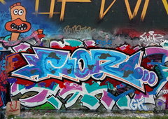 Graffiti Wall in Rostock - Photo by FLOR45