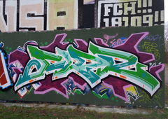 Graffiti Wall in Rostock - Photo by FLOR45