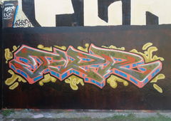 Graffiti Wall in Rostock - Photo by FLOR45