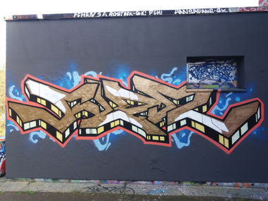 Graffiti Wall in Rostock - Photo by FLOR45 (2025)