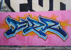 Graffiti Wall in Rostock - Photo by FLOR45