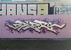 Graffiti Wall in Rostock - Photo by FLOR45