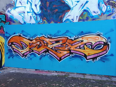 Graffiti Wall in Rostock - Photo by FLOR45 (2026)