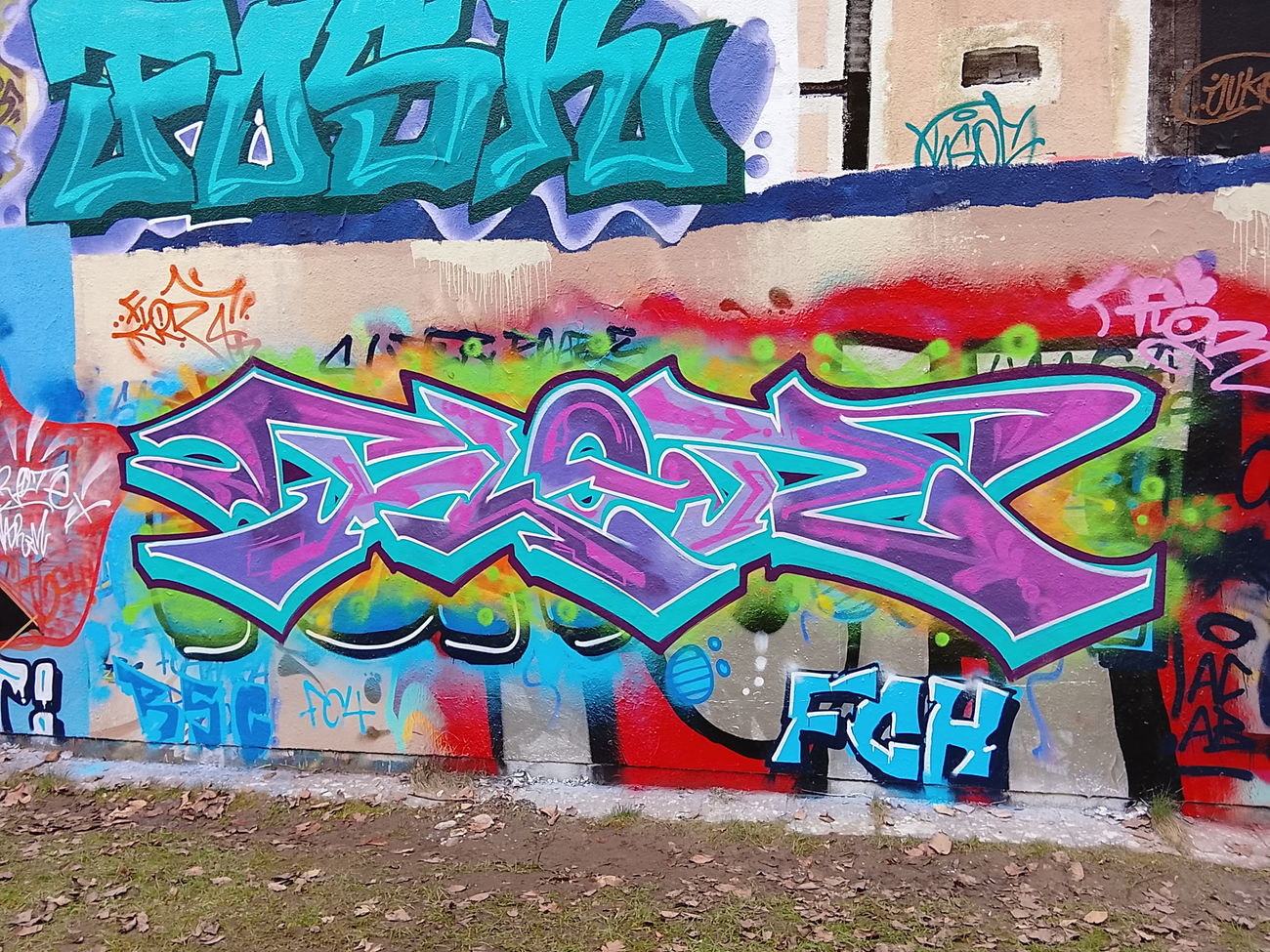 Graffiti Wall in Rostock - Photo by FLOR45 (2026)