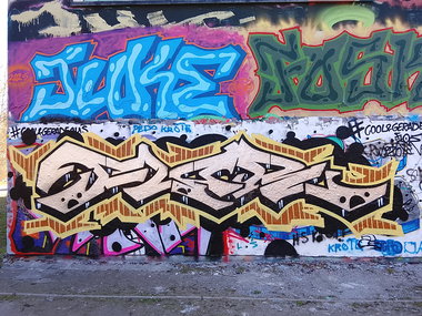 Graffiti Wall in Rostock - Photo by FLOR45 (2026)