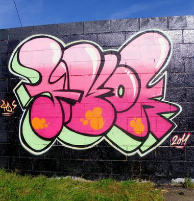 Graffiti Wall - Photo by FLUORONE - fluor (2011)