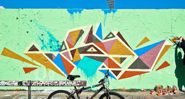 Graffiti Wall in Berlin - Photo by FLY (2014)