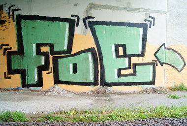 Graffiti Bombing - Photo by FOESandFriends - FOE, Crew, Cru