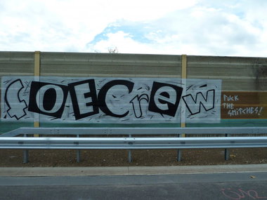 Graffiti Bombing - Photo by FOESandFriends - FOE, Worms, Frankenthal