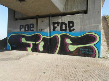 Graffiti Bombing - Photo by FOESandFriends - FOE, Crew, Cru