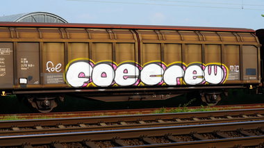 Graffiti Train - Photo by FOESandFriends - Tic, FOE, Crew